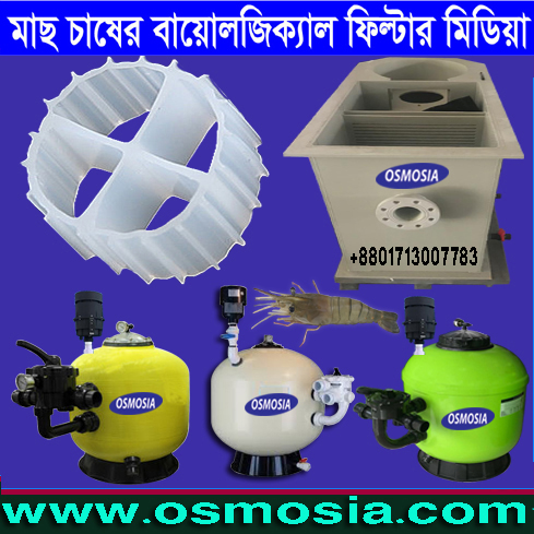 মাছ চাষের জন্য বায়োলজিক্যাল k1 ফিল্টার মিডিয়া , Ammonia Removal High Stocking Density RAS Fish Farming Biological Filter K1 Media in Dhaka BD