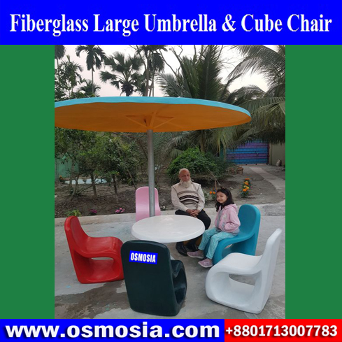 Epoxy Resin Rotating Restaurant Table with Umbrella Price in Bangladesh