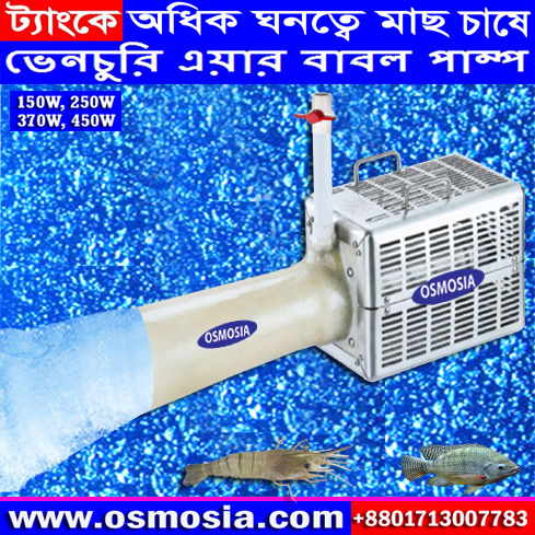 Venturi Air Injector Pump for Raceway Fish Culture Tank in Bangladesh, Venturi Air Injector Submersible Pump for Raceway Fish Culture Tank in Bangladesh