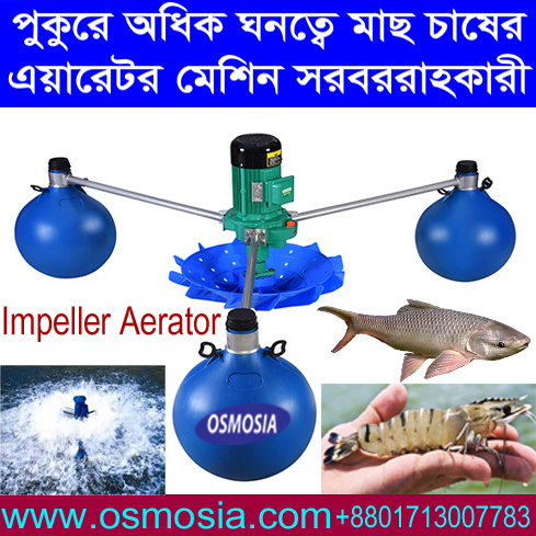 Fish Fattening System Oxygen Increase Impeller Aerator Price in Bangladesh