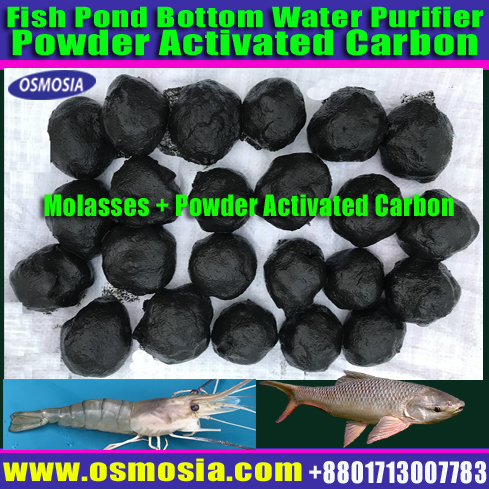 Best Quality Activated Carbon for Fish/ Shrimp Farm in Bangladesh, Powder Activated Carbon Technology for Fish/ Shrimp Culture Oozing Treatment in Bangladesh