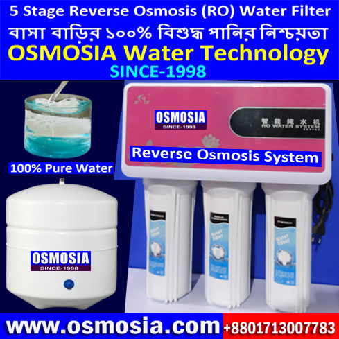 OSMOSIA Household Reverse Osmosis Water Purifier Supplier Company in Bangladesh